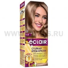 Краска-крем д/волос Eclair OMEGA-9 7,0 Русый