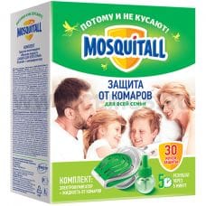 MOSQUITALL Электрофумигатор + жидкость от комаров 30 ночей