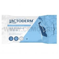 Lactoderm Влажные салфетки  15шт Д/интим.гигиены daily