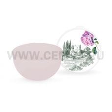 ПБ Миска с крышкой 0,6л Toile Jouy Пудра