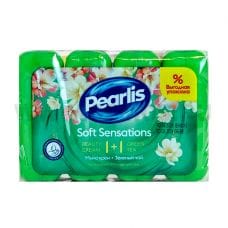 PEARLIS 4*85гр ЗЕЛЕНЫЙ ЧАЙ крем-мыло Т/м