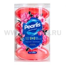 PEARLIS 4*100гр АРОМАТ РОЗЫ крем-мыло в банке Т/м