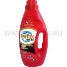 Perfox Green 1,6л гель-концентрат д/стирки Color, С/п Perfox Green 1,6л гель-концентрат д/стирки Color, С/п