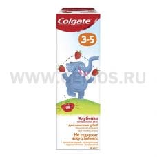 Colgate  60мл Для детей 3-5 Вкус клубники,З/п***