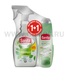 Sanita 500мл Сила природы + Sanita 300мл  Зелёный чай  , Ч/с