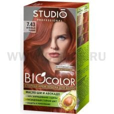 Краска-крем д/волос Biocolor 7.43 Огренно рыжий