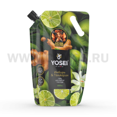 Ёсэй 1л Гель для мытья посуды Имбиря и Танжерина Дой-пак М/с