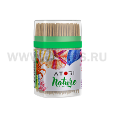 АТОРИ НЭЙЧЕР Зубочистки бл500 Бамбуковые