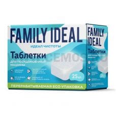 Family Ideal Таблетки д/посудомоечной машины 25 шт