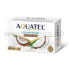 Aquatel Т/м мыло-крем 90г кокосовое молочо, в коробочке