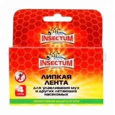 INSECTUM LABORATORY Липкая лента для мух 4шт***