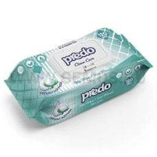 PREDO Clear Care влажные салфетки бл 120, с крышкой