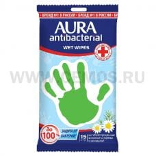 AURA Влаж.салф. Антибактериальные бл15 Derma Protect Ромашка