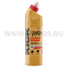 RED KICK 1л гель универсальный Ослепительный блеск, Ч/с