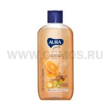 AURA Гель д/душа 400мл Апельсин+имбирь