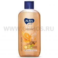 AURA Гель д/душа 400мл Апельсин+имбирь