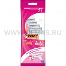 Станок BIC TWIN LADY  одноразовые 5шт